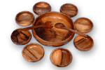 Calabash Shaped Salad Bowl Set