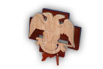 Cross and Eagle Cut-Out