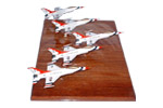F-16 Thunderbird Models on a platform base