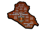 1st Battalion, 3rd Marines Mini Deployment Plaque