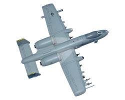 A-10 Model Top View