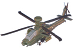 Customized AH-64D Longbow Apache Model