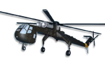 Customized Wooden CH-54 Tarhe / Skycrane Model