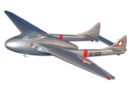 de Havilland 100 Vampire Model