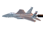 104 FW F-15C Eagle Briefing Stick Model