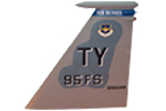 95 FS F-15C Tail Flash