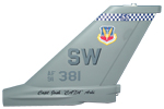 55 FS F-16C Tail Flash