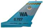 65 AGRS F-16C Tail Flash