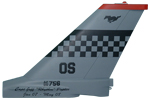 36 FS F-16C Tail Flash