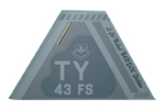 43rd FS F-22 Tail Flash