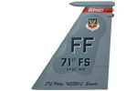71 FS F-15C Tail Flash