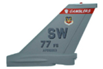 77 FS F-16C Tail Flash