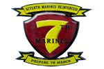 7th Marines Cut-Out Plaque