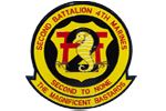 2 Battalion, 4 Marines Cut-Out Plaque