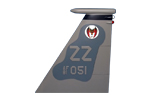 44 FS F-15C Tail Flash