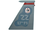 67 FS F-15C Tail Flash