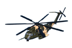HH-53 Super Jolly Green Giant Miniature Model (321 Special Tactics Squadron)