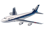 B747-400 Jumbo Jet Miniature Model (ANA)