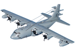 93 SOS EC-130E Commando Miniature Model