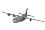 166 AW C-130H Hercules Model