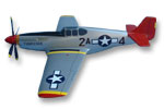 Tuskegee Airmen P-51 Mustang Model