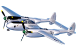 F-5 Lightning (P-38) Model (26 Photo Recon Sq)