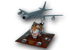 36" KC-135 Model and Tiger Head on Base