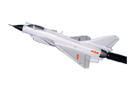 China F-10 Chengdu Briefing Stick Model