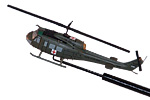 US Army UH-1H Iroqouis briefing stick
