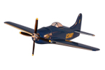 Blue Angels F8F Bearcat Model